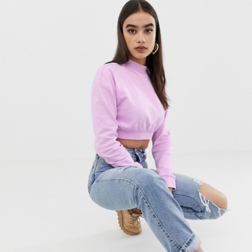 Crop Sweatshirt - ASOS